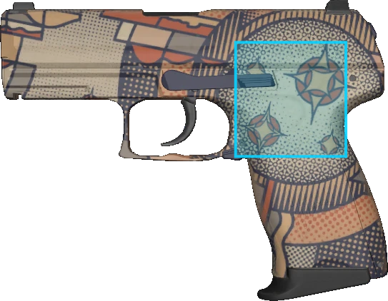 Pattern preview for P2000 | P2000 SPACE RACE