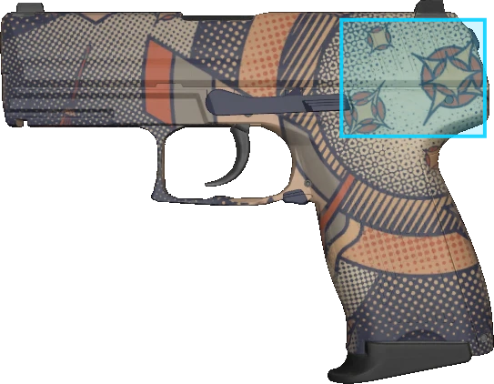 Pattern preview for P2000 | P2000 SPACE RACE