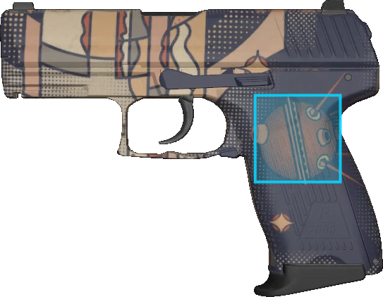 Pattern preview for P2000 | P2000 SPACE RACE
