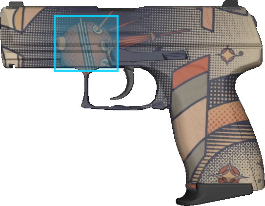 Pattern preview for P2000 | P2000 SPACE RACE