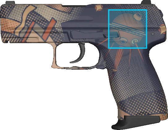 Pattern preview for P2000 | P2000 SPACE RACE