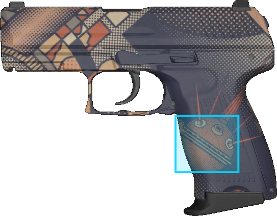 Pattern preview for P2000 | P2000 SPACE RACE