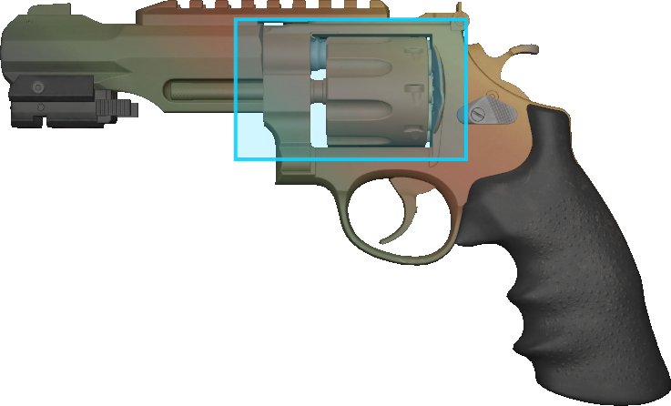 Pattern preview for R8 REVOLVER | R8 REVOLVER AMBER FADE