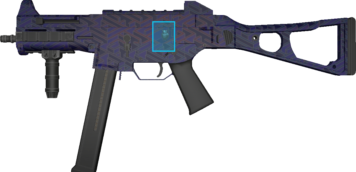 Pattern preview for UMP-45 | UMP-45 MINOTAUR'S LABYRINTH