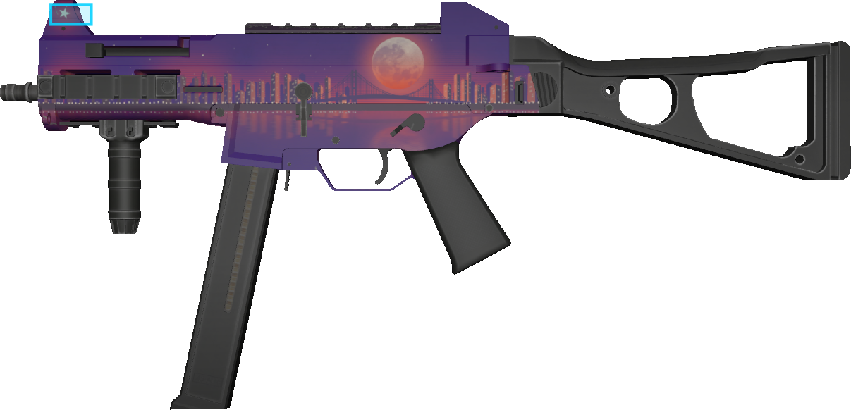 Pattern preview for UMP-45 | UMP-45 MOONRISE