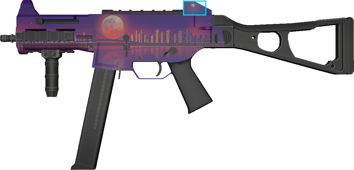 Pattern preview for UMP-45 | UMP-45 MOONRISE