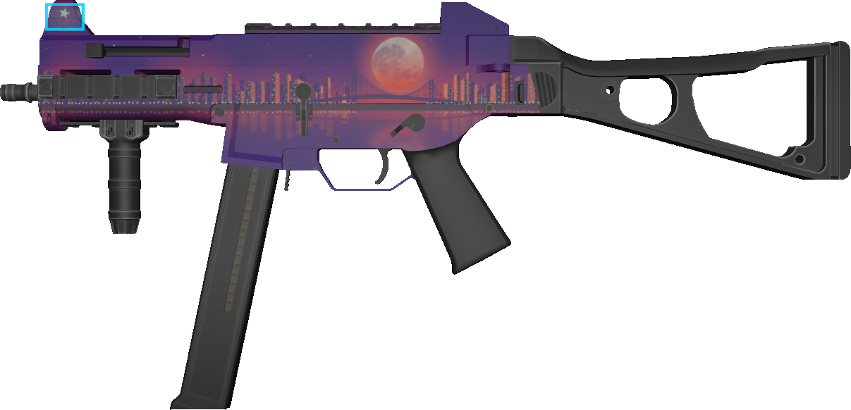 Pattern preview for UMP-45 | UMP-45 MOONRISE
