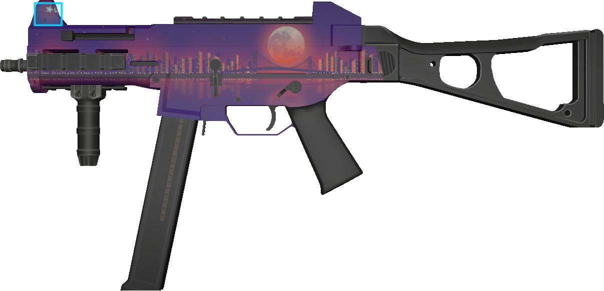 Pattern preview for UMP-45 | UMP-45 MOONRISE