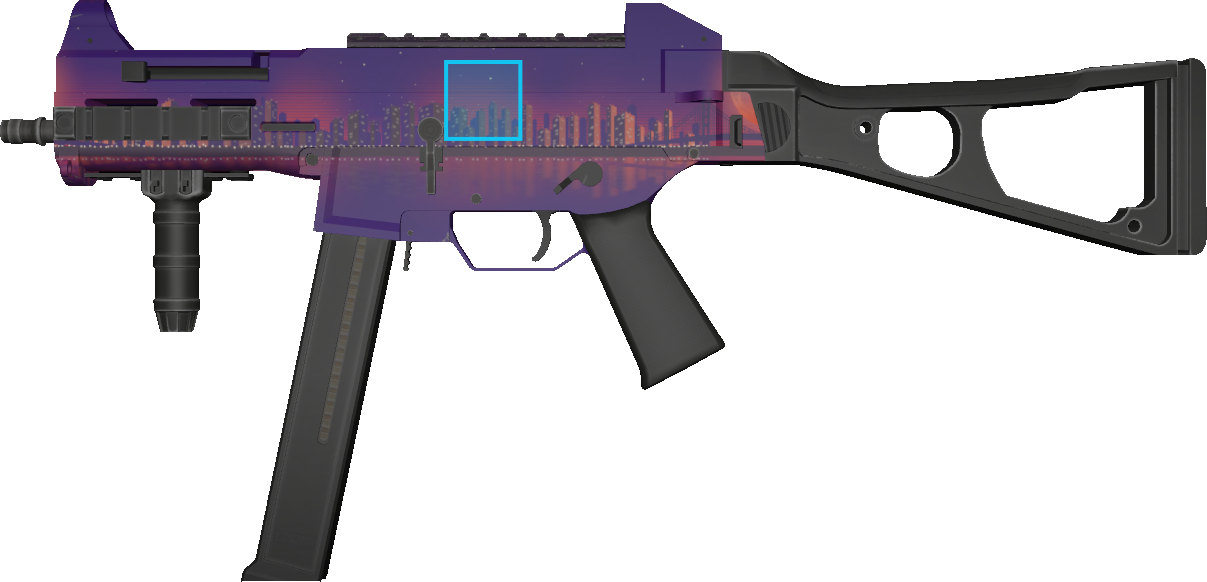 Pattern preview for UMP-45 | UMP-45 MOONRISE