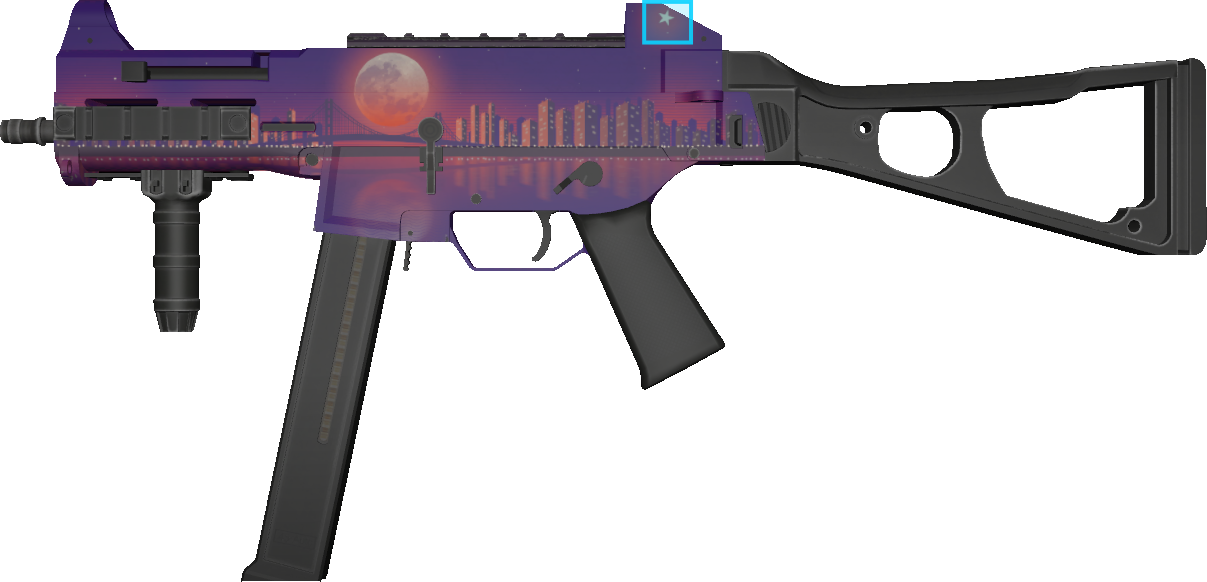 Pattern preview for UMP-45 | UMP-45 MOONRISE