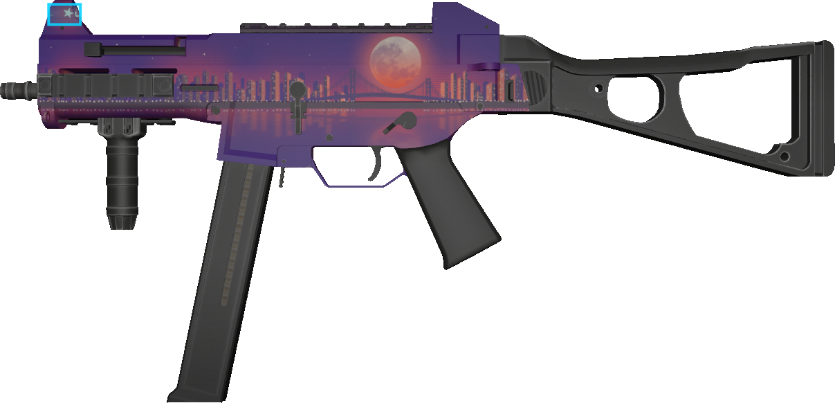 Pattern preview for UMP-45 | UMP-45 MOONRISE