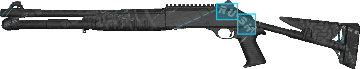 Pattern preview for XM1014 | XM1014 BLUE TIRE