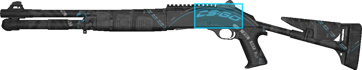 Pattern preview for XM1014 | XM1014 BLUE TIRE