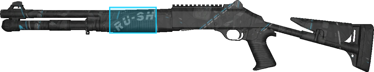Pattern preview for XM1014 | XM1014 BLUE TIRE