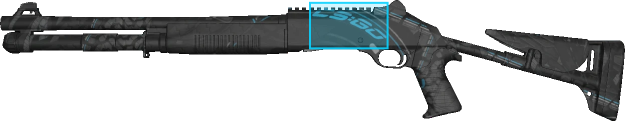 Pattern preview for XM1014 | XM1014 BLUE TIRE