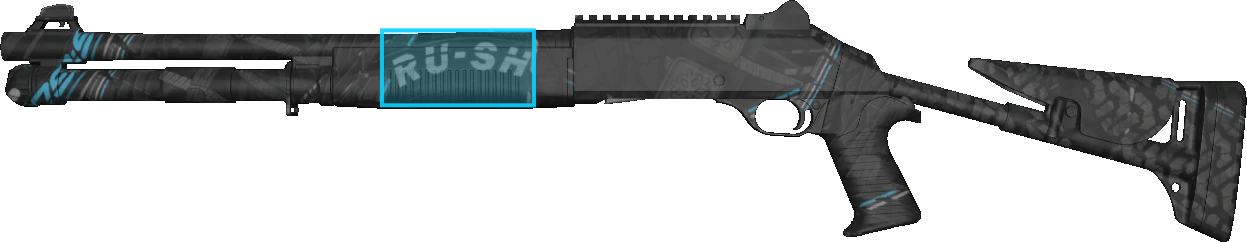 Pattern preview for XM1014 | XM1014 BLUE TIRE