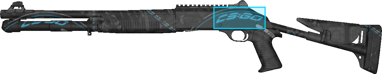Pattern preview for XM1014 | XM1014 BLUE TIRE
