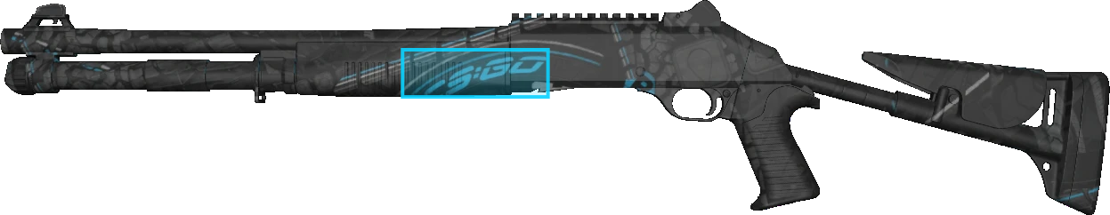 Pattern preview for XM1014 | XM1014 BLUE TIRE