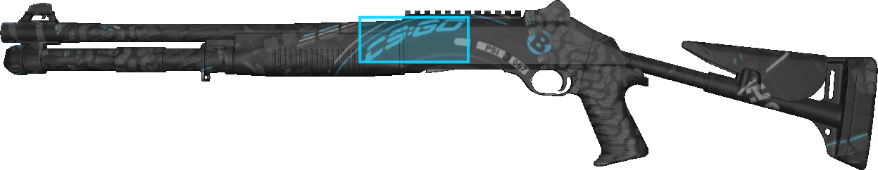 Pattern preview for XM1014 | XM1014 BLUE TIRE