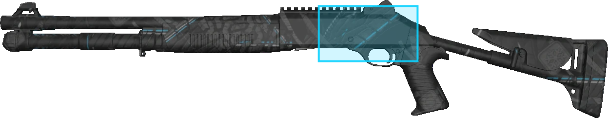Pattern preview for XM1014 | XM1014 BLUE TIRE
