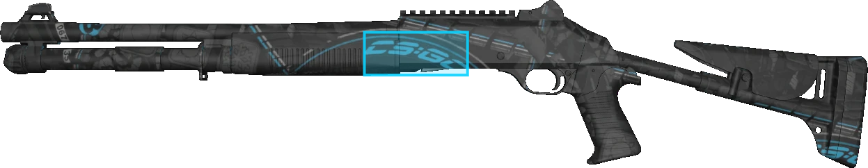 Pattern preview for XM1014 | XM1014 BLUE TIRE