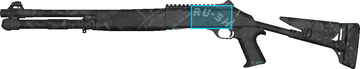 Pattern preview for XM1014 | XM1014 BLUE TIRE