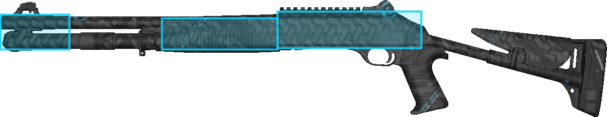 Pattern preview for XM1014 | XM1014 BLUE TIRE