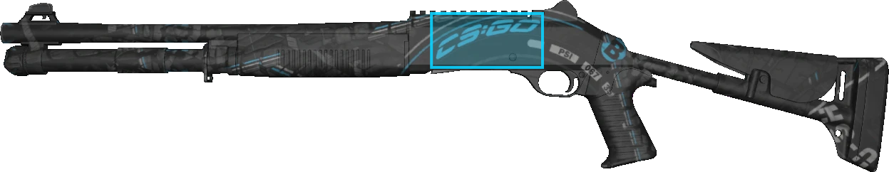 Pattern preview for XM1014 | XM1014 BLUE TIRE