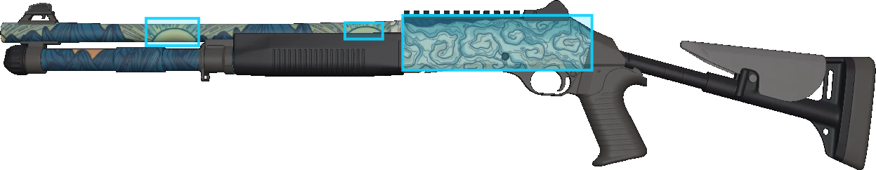 Pattern preview for XM1014 | XM1014 SOLITUDE