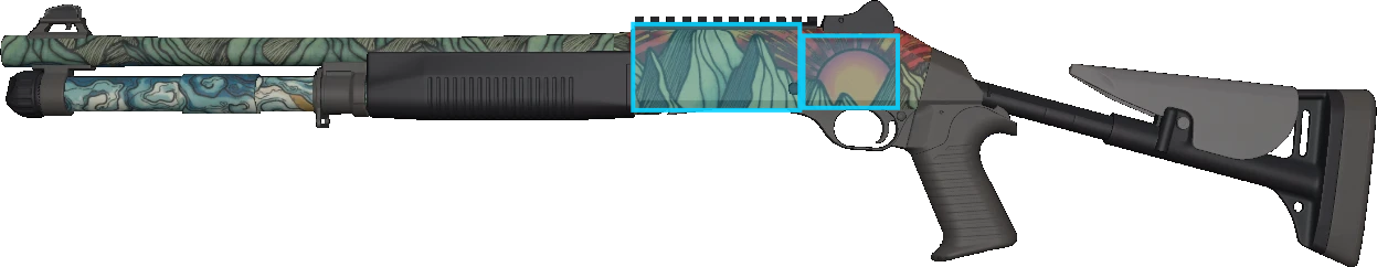 Pattern preview for XM1014 | XM1014 SOLITUDE