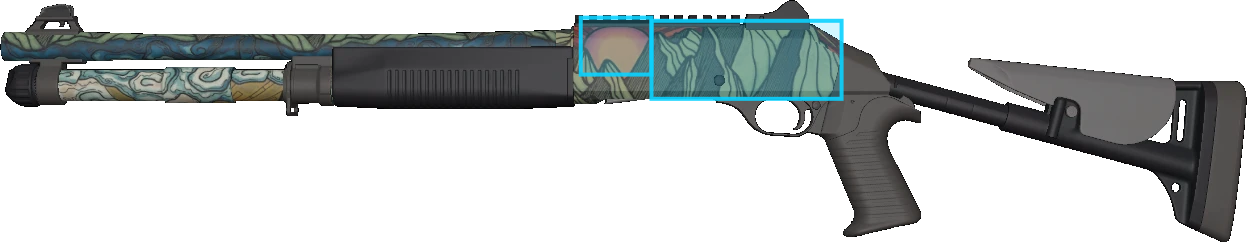Pattern preview for XM1014 | XM1014 SOLITUDE