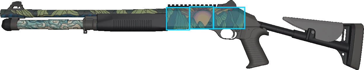 Pattern preview for XM1014 | XM1014 SOLITUDE
