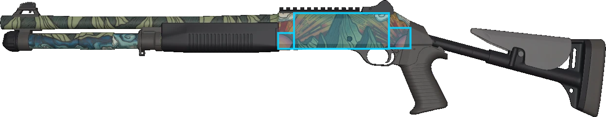 Pattern preview for XM1014 | XM1014 SOLITUDE