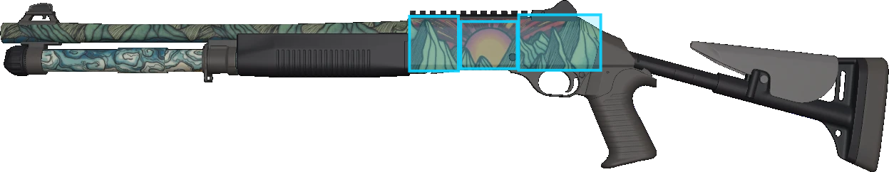 Pattern preview for XM1014 | XM1014 SOLITUDE