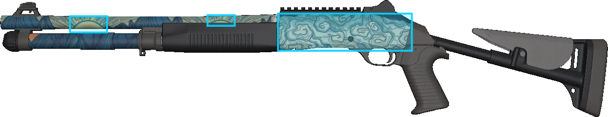 Pattern preview for XM1014 | XM1014 SOLITUDE