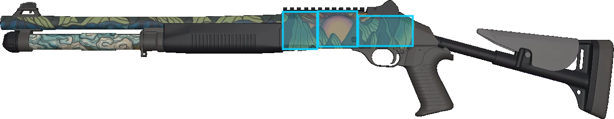 Pattern preview for XM1014 | XM1014 SOLITUDE