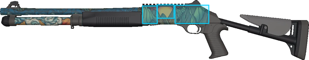 Pattern preview for XM1014 | XM1014 SOLITUDE