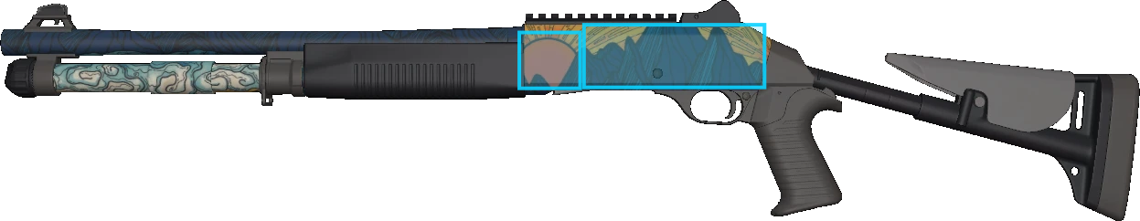 Pattern preview for XM1014 | XM1014 SOLITUDE