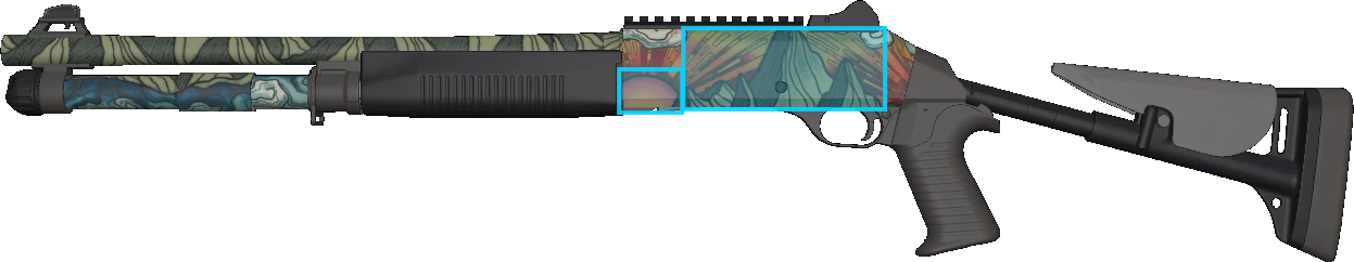 Pattern preview for XM1014 | XM1014 SOLITUDE