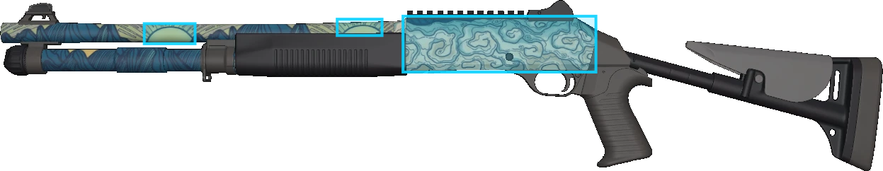 Pattern preview for XM1014 | XM1014 SOLITUDE