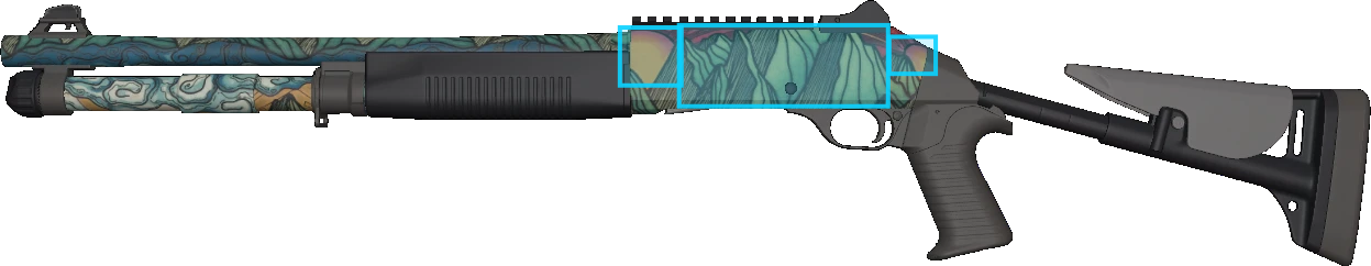 Pattern preview for XM1014 | XM1014 SOLITUDE