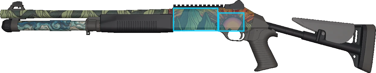 Pattern preview for XM1014 | XM1014 SOLITUDE