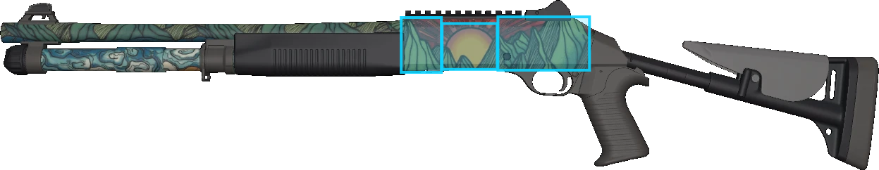 Pattern preview for XM1014 | XM1014 SOLITUDE
