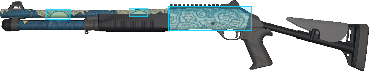 Pattern preview for XM1014 | XM1014 SOLITUDE