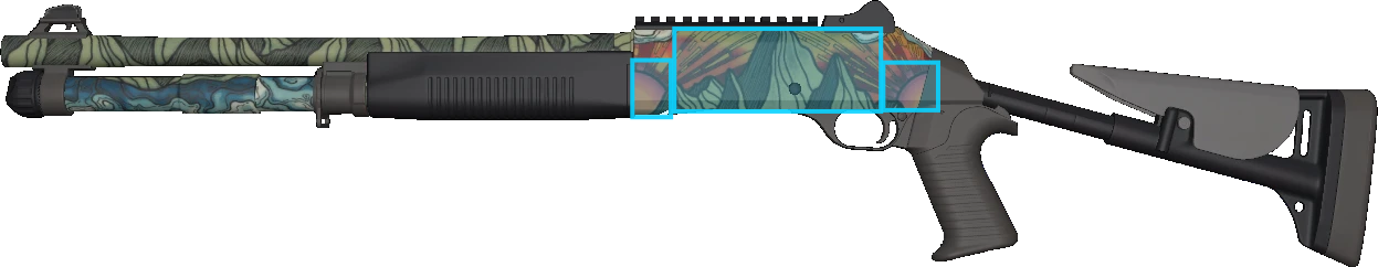 Pattern preview for XM1014 | XM1014 SOLITUDE