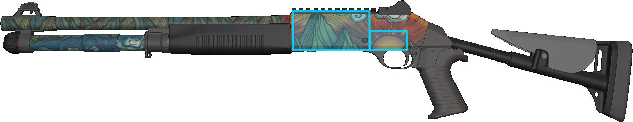 Pattern preview for XM1014 | XM1014 SOLITUDE