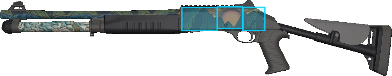 Pattern preview for XM1014 | XM1014 SOLITUDE