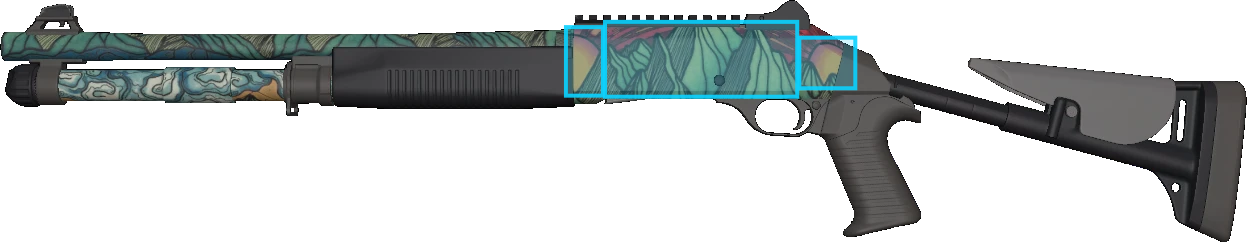 Pattern preview for XM1014 | XM1014 SOLITUDE