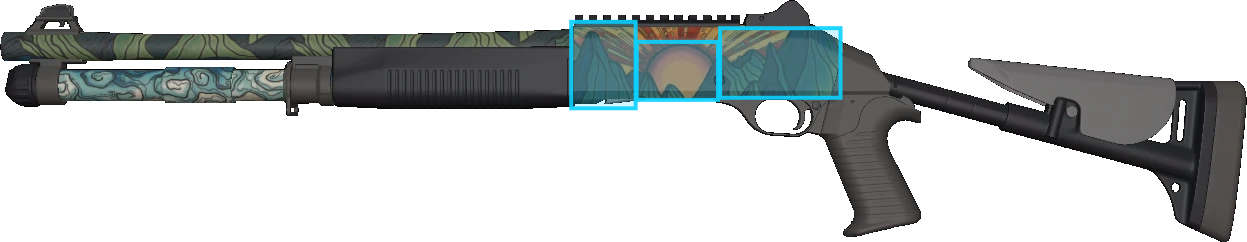 Pattern preview for XM1014 | XM1014 SOLITUDE