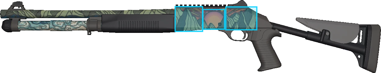 Pattern preview for XM1014 | XM1014 SOLITUDE